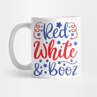 Red White And Booz Mug